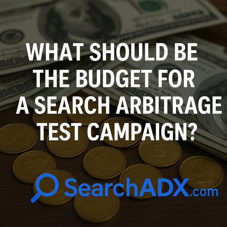 Search Arbitrage Test Campaign