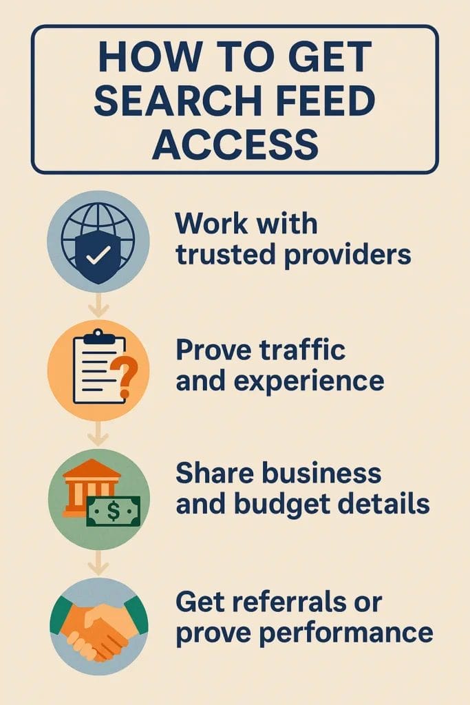 How To Get Search Feed Access